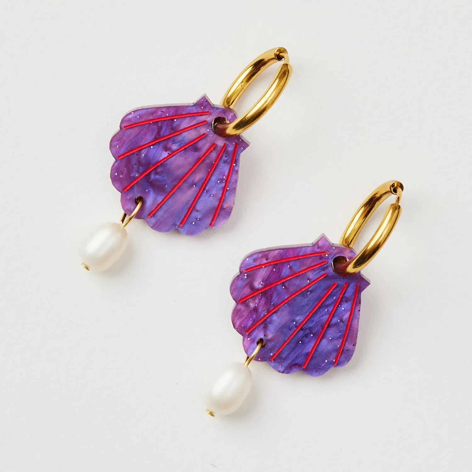 Shell   Pearl - Purple