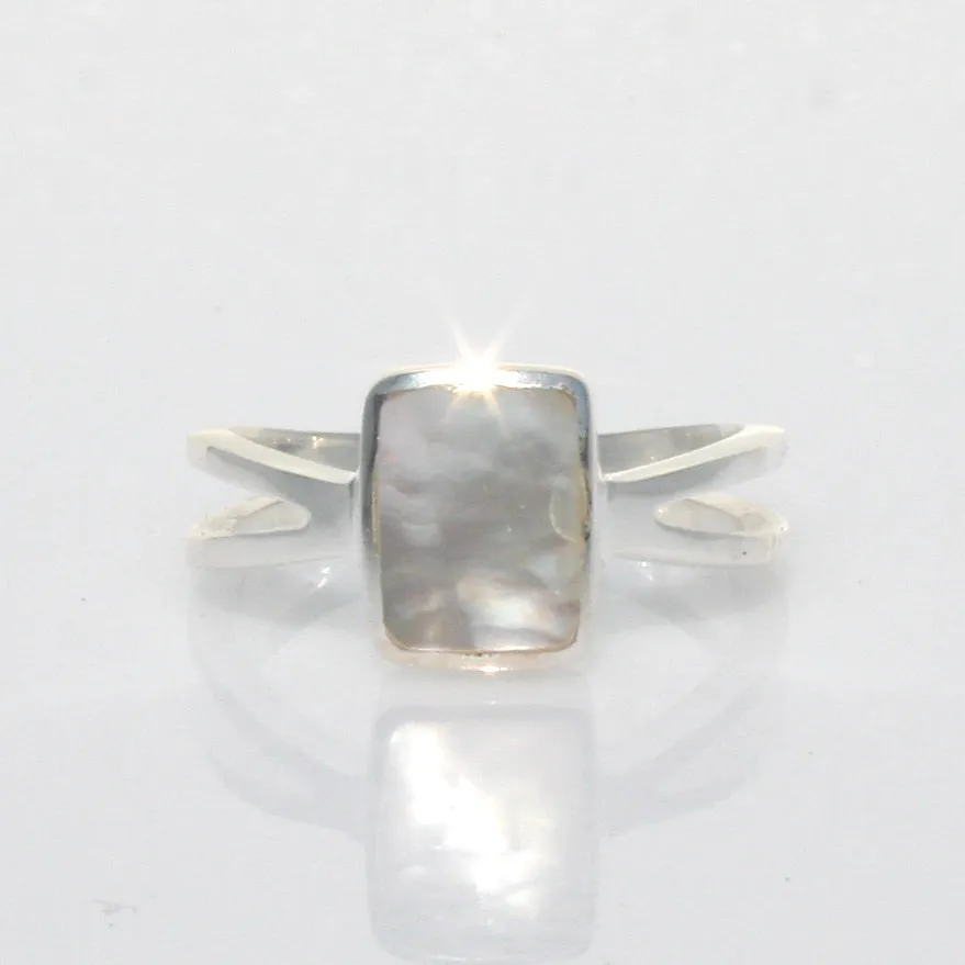 Slice of Heaven Mother of Pearl Ring