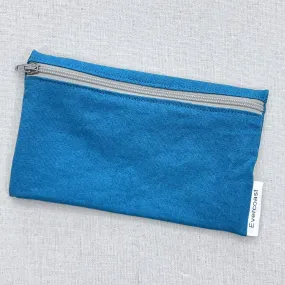 Teal Linen Reusable Snack Bag