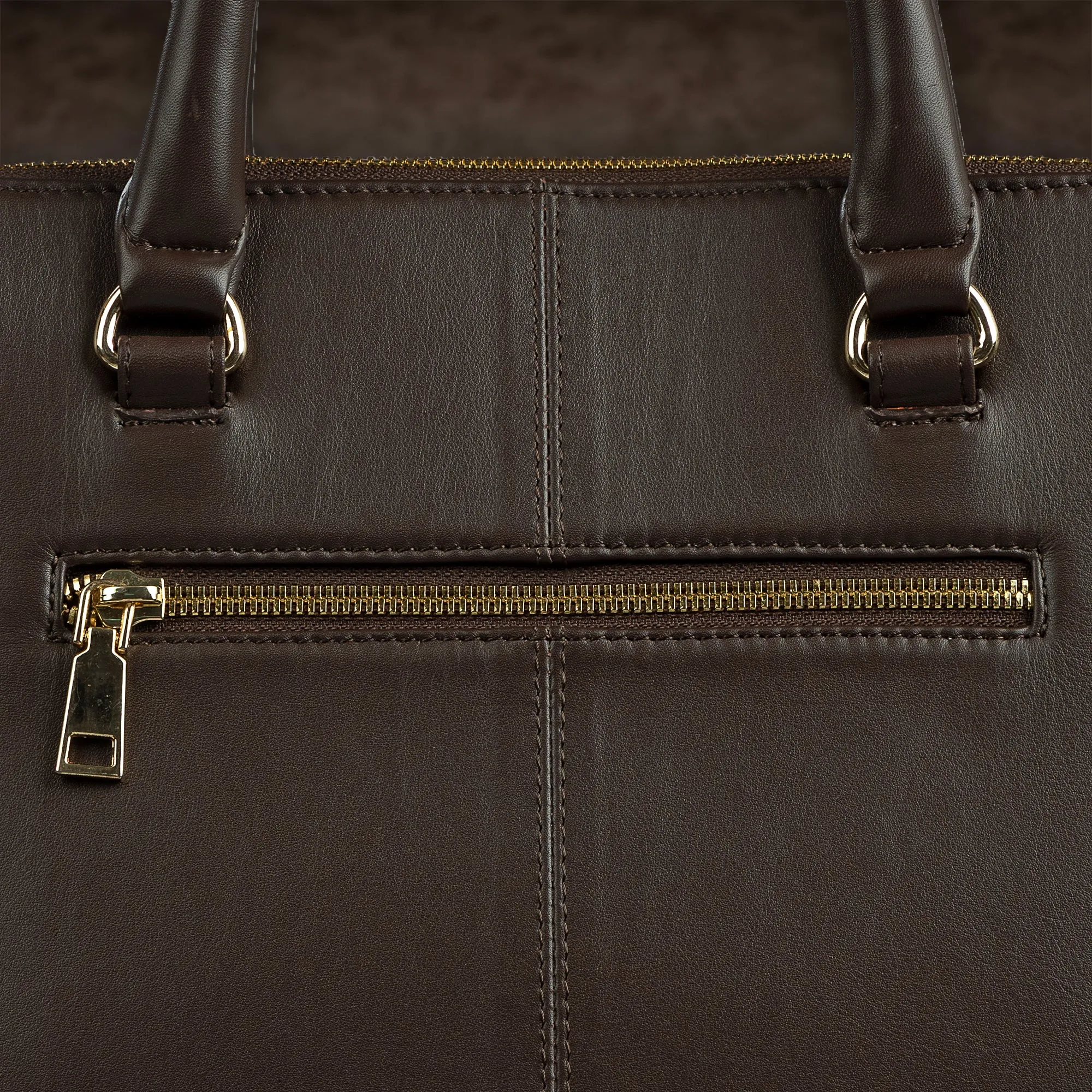 Vivian - Women's Handbag | Genuine Leather Ladies Sling Bag |Office Bag for Women | Color: Brown