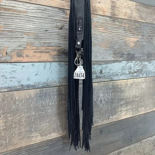 Western Mini Leather Fringe Strap 36" #24654