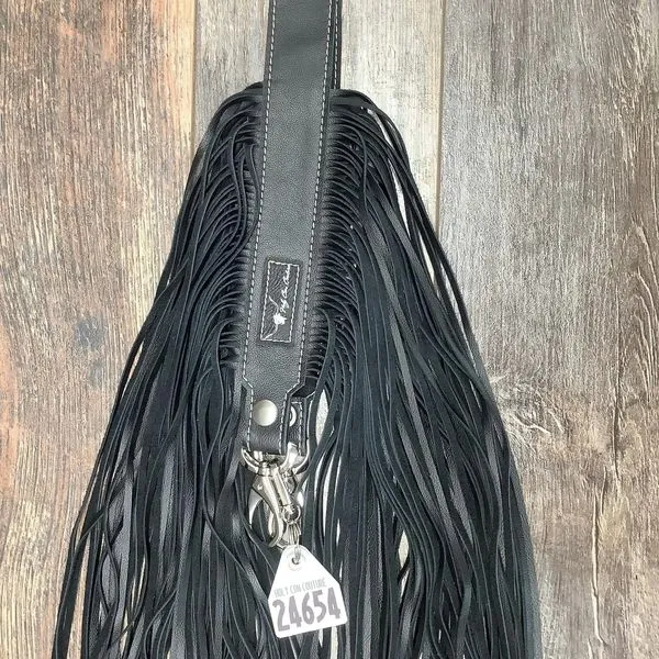Western Mini Leather Fringe Strap 36" #24654
