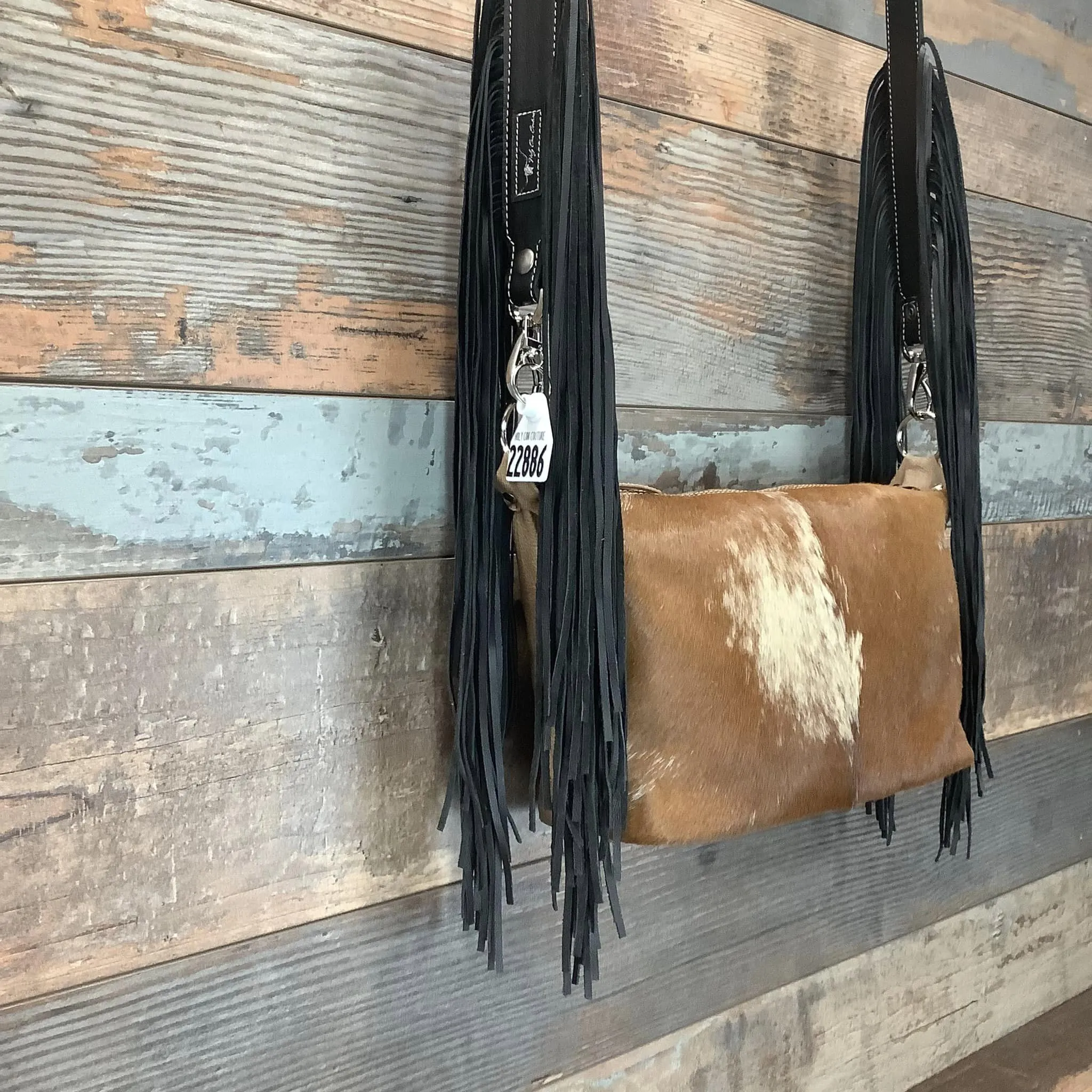 Western Mini Leather Fringe Strap 48" #22886