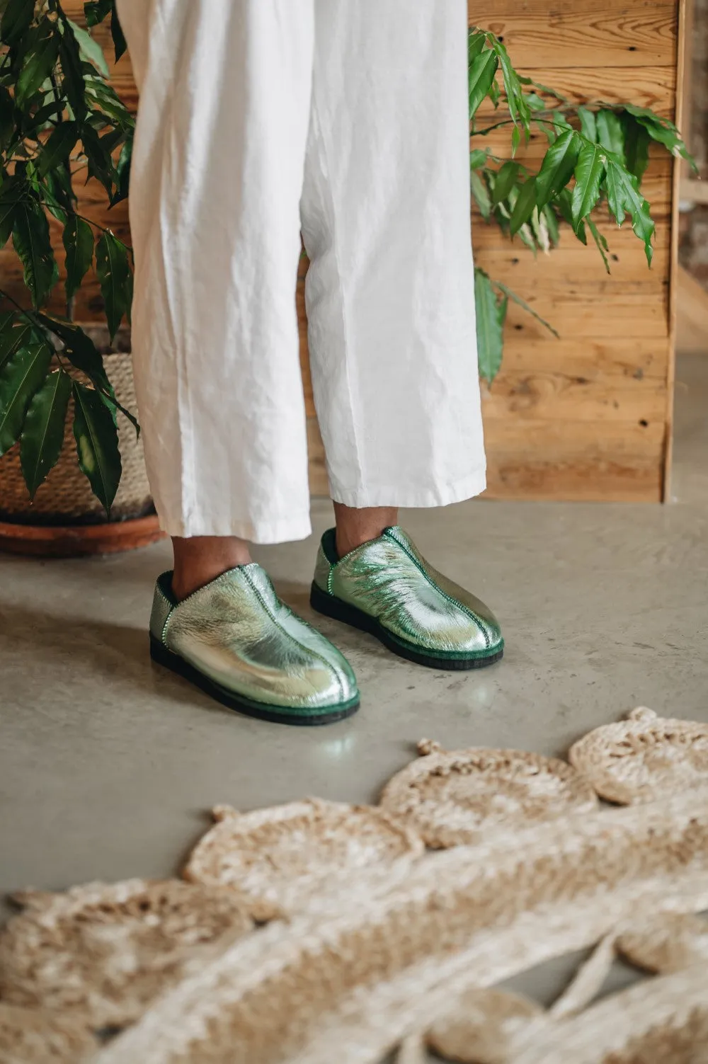Women's Sheepskin Ankle Slipper | CADI (Edit)